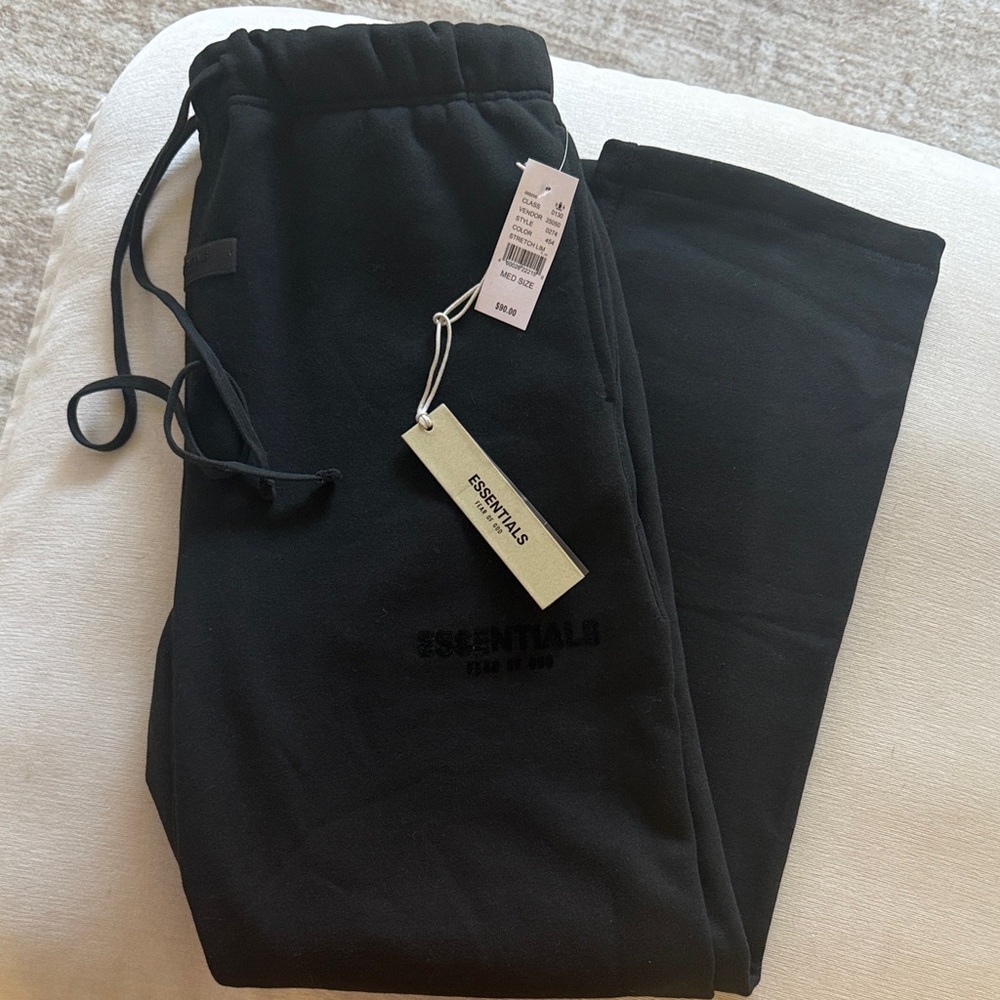Essentials Black Lounge Pants